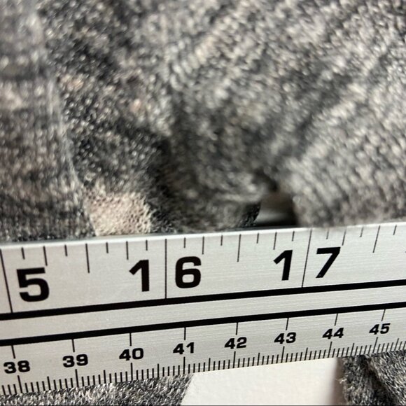 Madewell Fairweather Double Dot Linen Cardigan Sweater Grey Pink Size XS Boho‎ - Picture 10 of 15